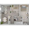 Floor plan: 2X1-C