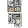 Floor plan: 2X2