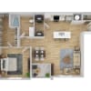 Floor plan: A3 | Renovated