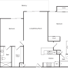 Floor plan: 2 Bedroom C
