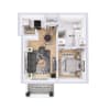 Floor plan: 1 Bed, 1 Bath - 547 Sq. Ft.