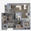 Floor plan: 2 Bedroom 2 Bathroom