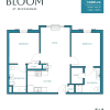 Floor plan: Two Bedroom, Two Bathroom