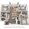 Floor plan: 3A(A)
