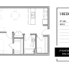 Floor plan: 1x1