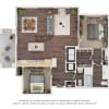 Floor plan: Two Bedroom - 2C