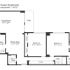 Floor plan: 2BR 2BA (1185sf)