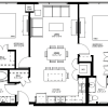 Floor plan: Two Bedroom - F (60%)