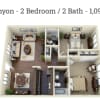 Floor plan: B2 2x2