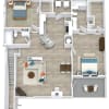 Floor plan: B2 Upper