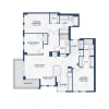 Floor plan: 3/3 MONACO