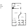 Floor plan: C5r Two Bedroom Renovated