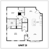Floor plan: 2 Bed/2 Bath-2I