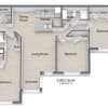 Floor plan: Three Bedroom