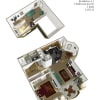 Floor plan: 1BD, 1BTH F-L