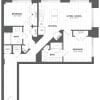 Floor plan: 2E1 - 2 Bed/2 Bath