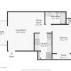 Floor plan: 1BR