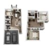 Floor plan: Babe The Blue Ox | Townhome