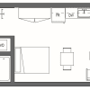 Floor plan: Studio - MFTE S1
