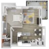 Floor plan: A2-727-2-WD