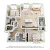 Floor plan: HH-2x2L