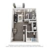 Floor plan: 1 Bedroom 1 Bath - B