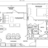 Floor plan: One Bedroom/One Bath
