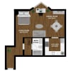 Floor plan: STUD/1BA