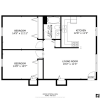 Floor plan: 2 Bedroom EIK w DW Lower