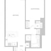 Floor plan: 1 Br 1Bth 3
