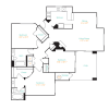 Floor plan: 3 Bed 2 Bath