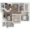 Floor plan: 2x1 Reno