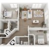 Floor plan: B19B