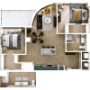 Floor plan: B8 - Penthouse