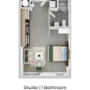 Floor plan: Studio - The Loop