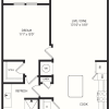 Floor plan: A3 - 1x1