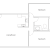 Floor plan: 2 Bedroom D