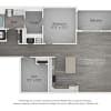 Floor plan: One Bedroom One Bathroom (1007 SF)