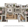 Floor plan: Deerwood - B2