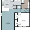 Floor plan: 1B