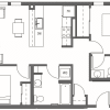 Floor plan: Two Bedroom - B2