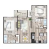 Floor plan: 2-2R