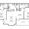 Floor plan: Two Bedroom