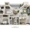 Floor plan: Chelsea 2X1 1st Floor