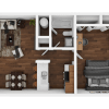 Floor plan: 1 Bedroom 1 Bathroom