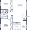 Floor plan: Two Bedroom