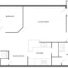 Floor plan: 3 Bedrooms, 2 Bathrooms