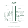 Floor plan: 2 bedroom