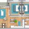 Floor plan: Two Bedroom