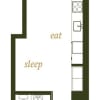 Floor plan: Studio A4